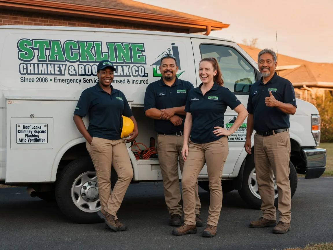 Chimney flashing repair company in Wright City, OK
